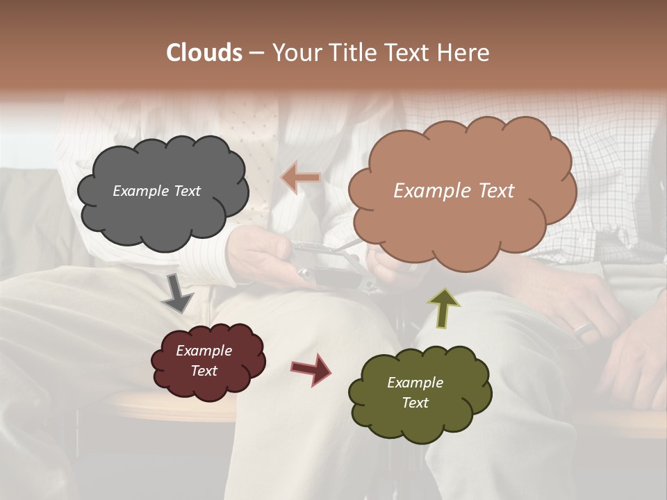 Adult Businessman Ages PowerPoint Template