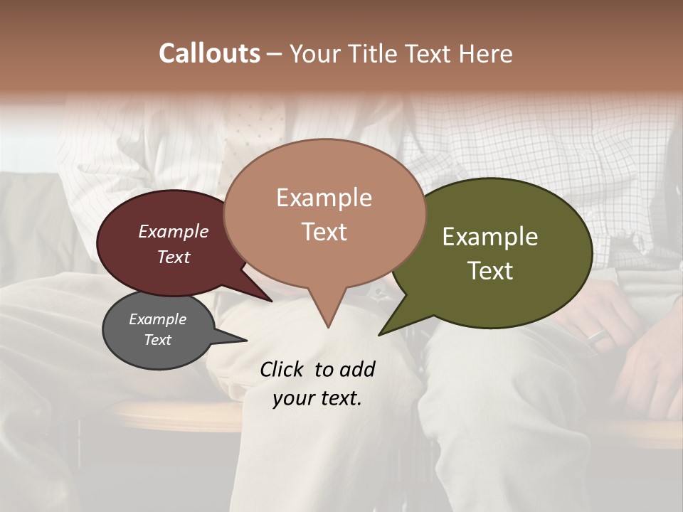 Adult Businessman Ages PowerPoint Template