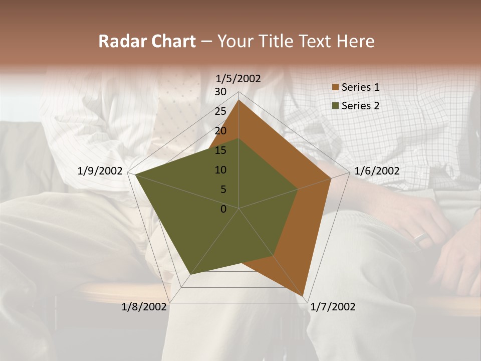 Adult Businessman Ages PowerPoint Template