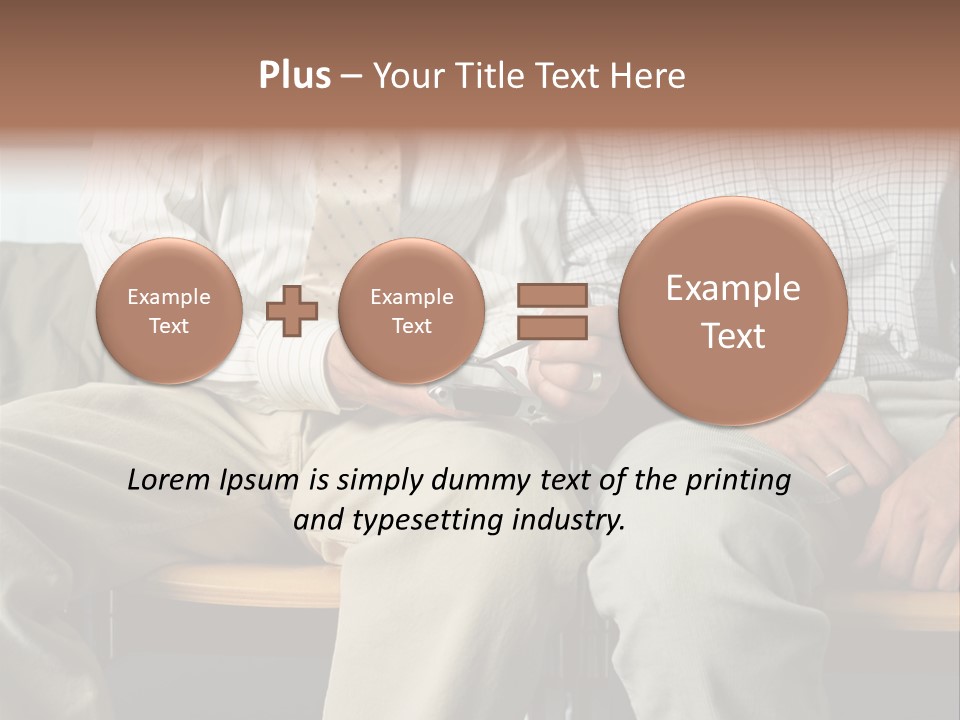 Adult Businessman Ages PowerPoint Template