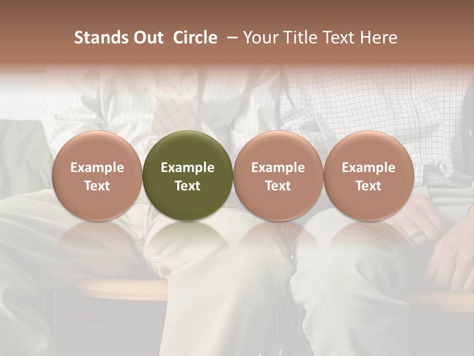 Adult Businessman Ages PowerPoint Template