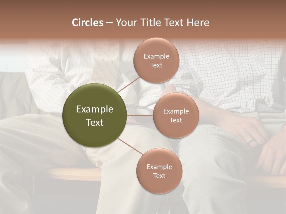 Adult Businessman Ages PowerPoint Template