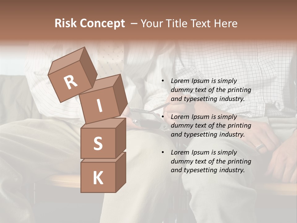 Adult Businessman Ages PowerPoint Template