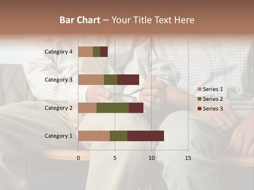 Adult Businessman Ages PowerPoint Template