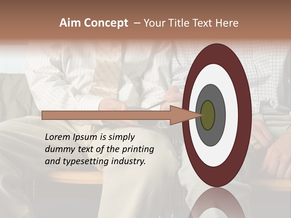 Adult Businessman Ages PowerPoint Template