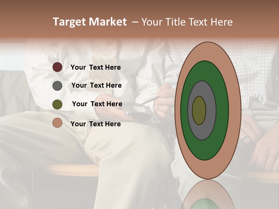 Adult Businessman Ages PowerPoint Template