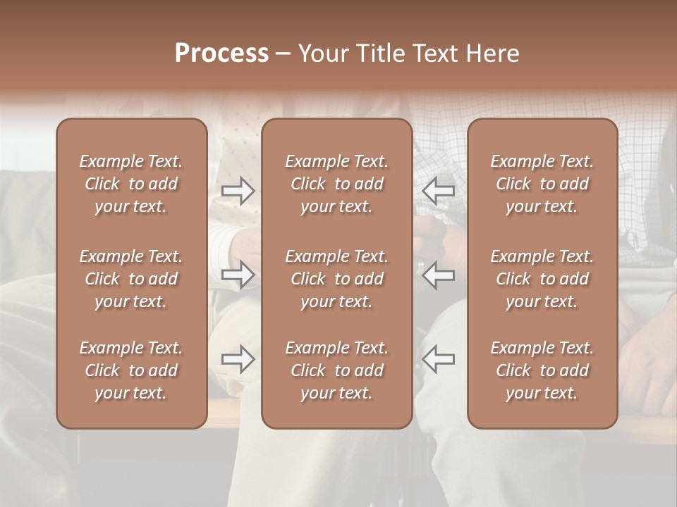 Adult Businessman Ages PowerPoint Template