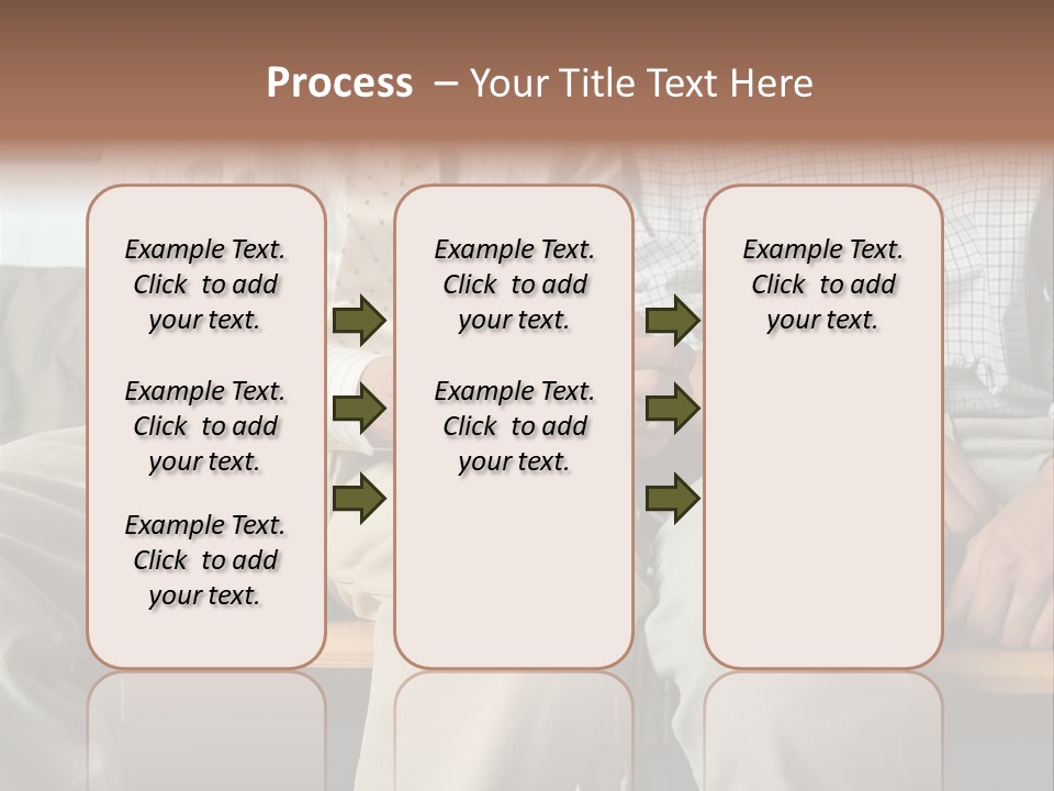 Adult Businessman Ages PowerPoint Template