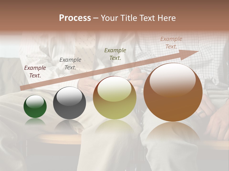 Adult Businessman Ages PowerPoint Template