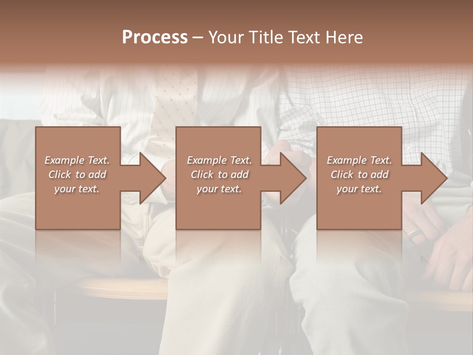 Adult Businessman Ages PowerPoint Template