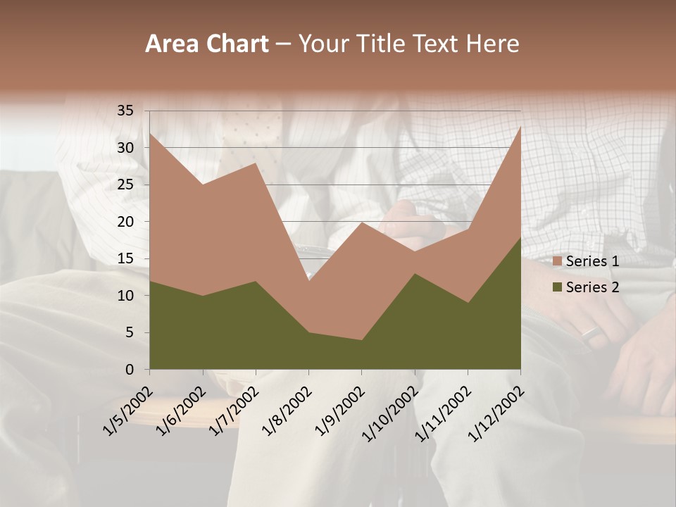 Adult Businessman Ages PowerPoint Template
