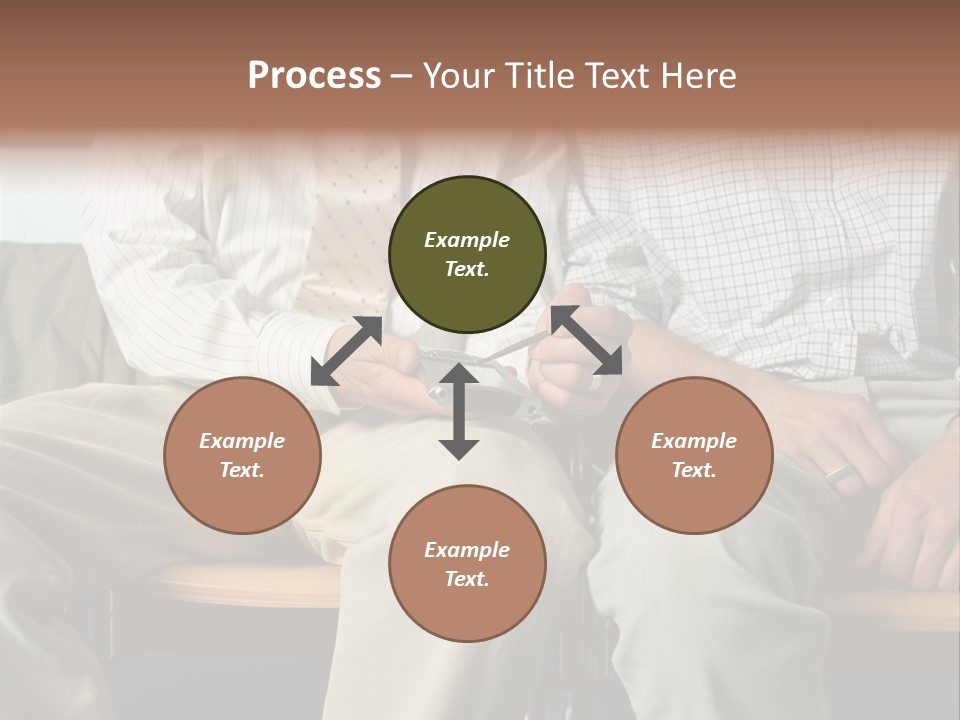 Adult Businessman Ages PowerPoint Template