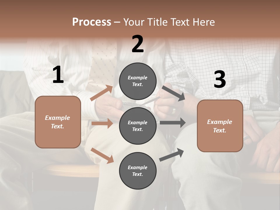 Adult Businessman Ages PowerPoint Template
