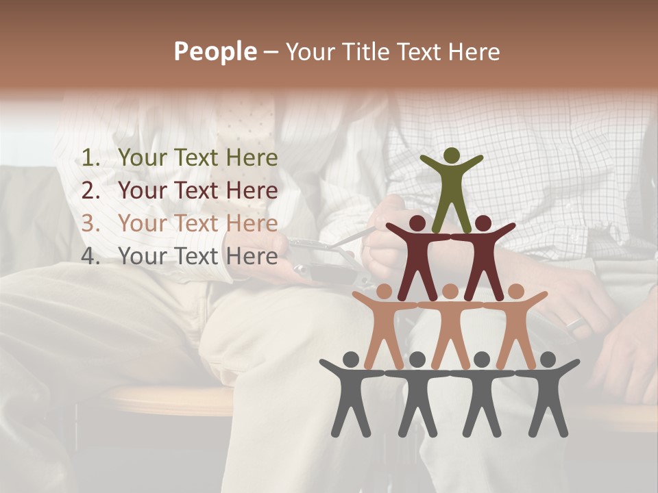 Adult Businessman Ages PowerPoint Template