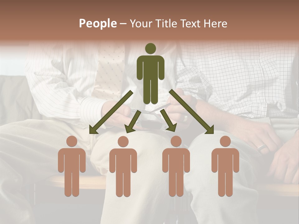 Adult Businessman Ages PowerPoint Template