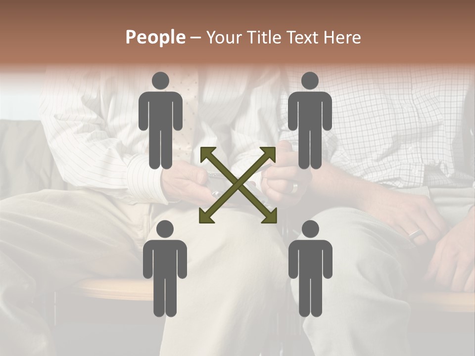 Adult Businessman Ages PowerPoint Template