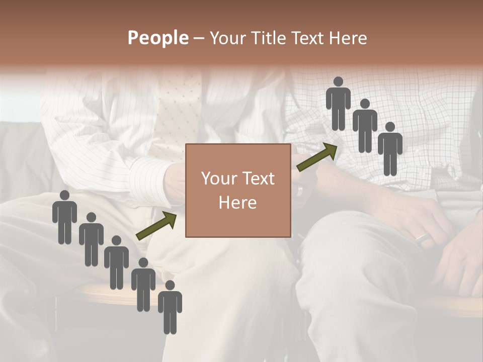 Adult Businessman Ages PowerPoint Template