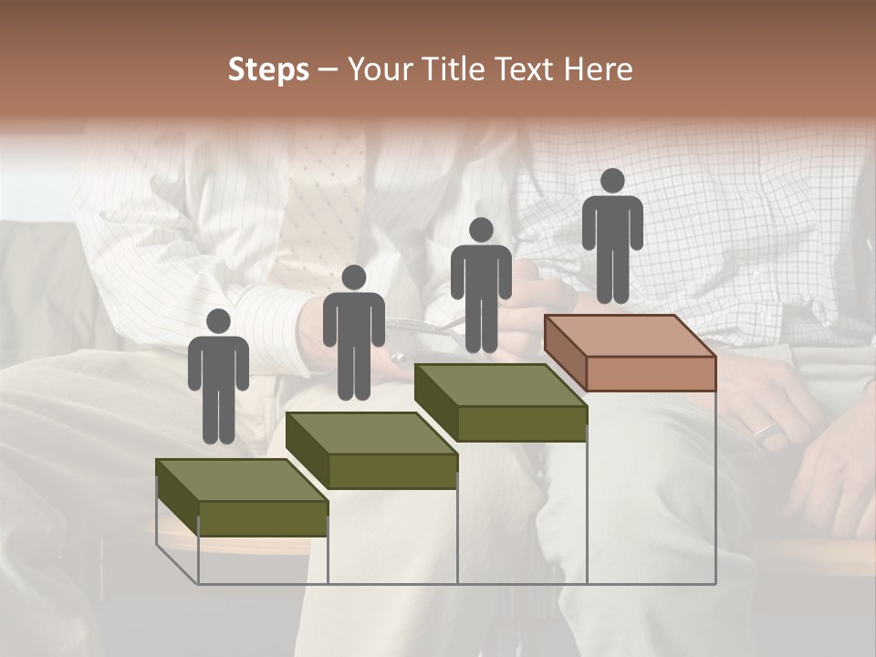 Adult Businessman Ages PowerPoint Template