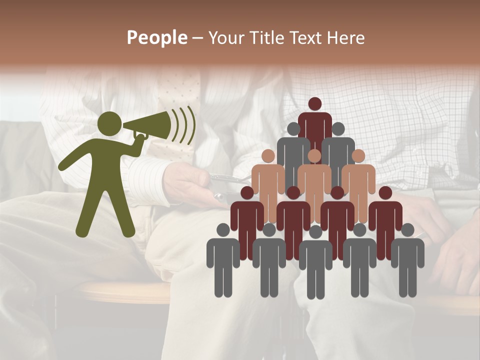 Adult Businessman Ages PowerPoint Template