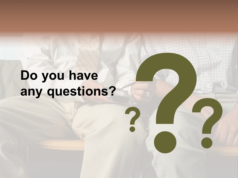 Adult Businessman Ages PowerPoint Template