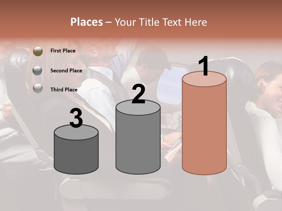 Woman Posters Businesspeople PowerPoint Template