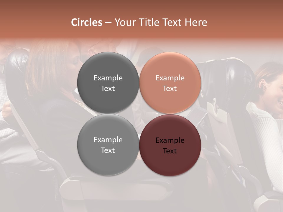 Woman Posters Businesspeople PowerPoint Template