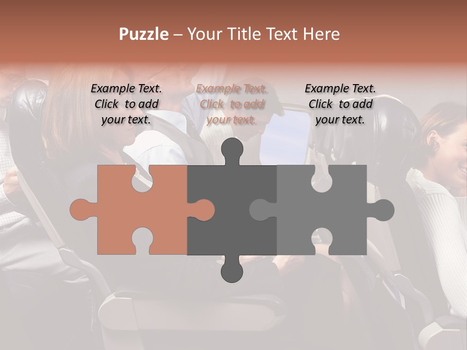 Woman Posters Businesspeople PowerPoint Template