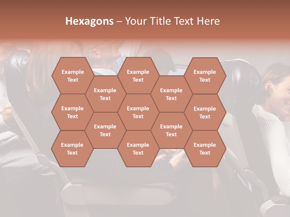 Woman Posters Businesspeople PowerPoint Template