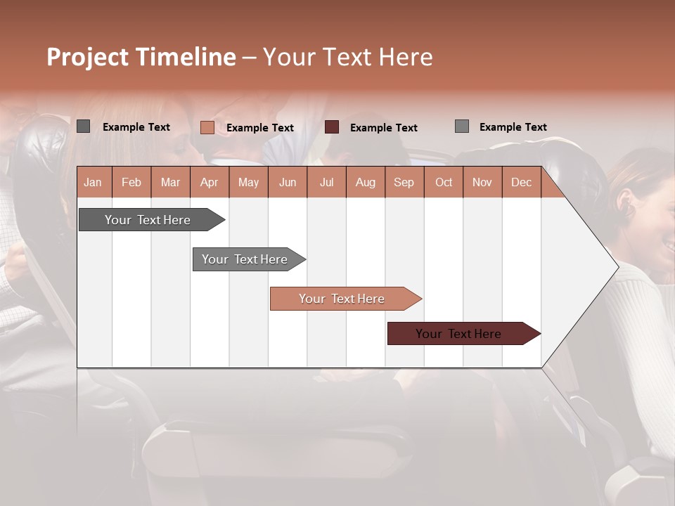 Woman Posters Businesspeople PowerPoint Template