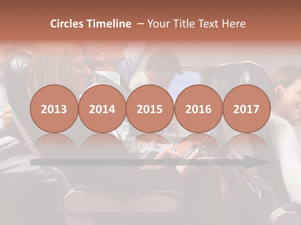 Woman Posters Businesspeople PowerPoint Template