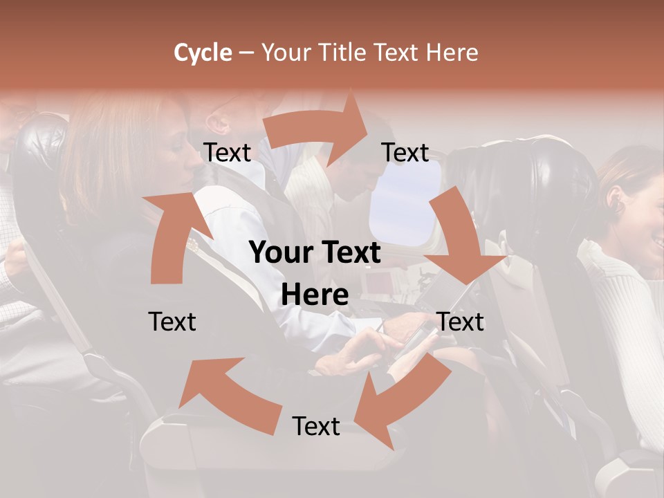 Woman Posters Businesspeople PowerPoint Template