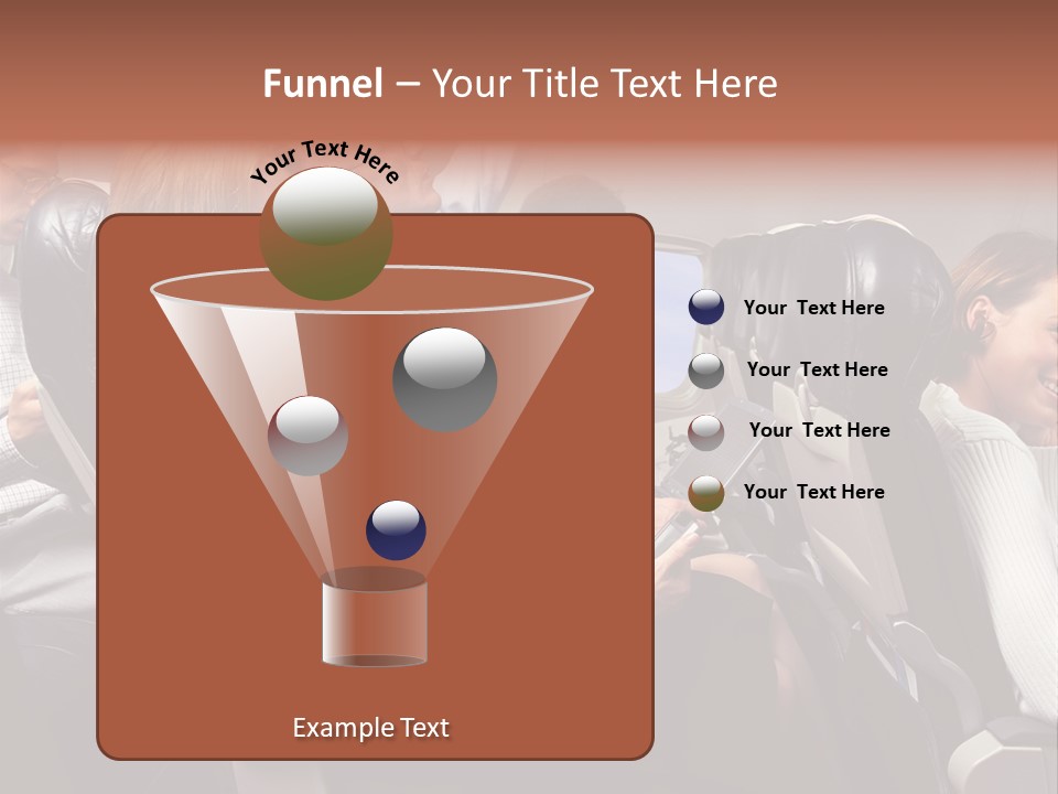 Woman Posters Businesspeople PowerPoint Template