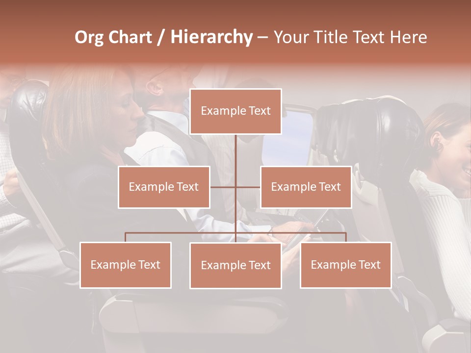 Woman Posters Businesspeople PowerPoint Template