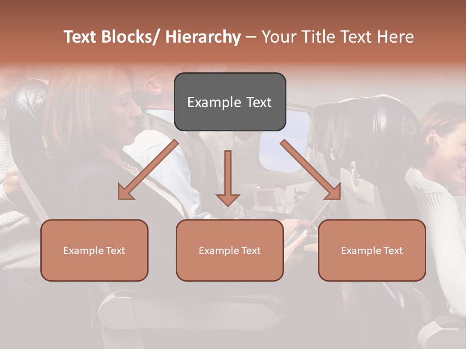 Woman Posters Businesspeople PowerPoint Template