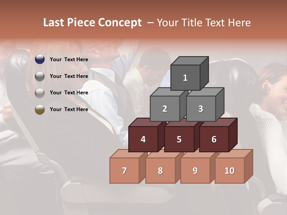 Woman Posters Businesspeople PowerPoint Template