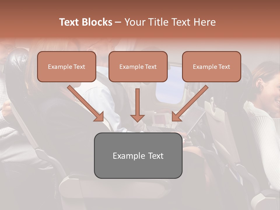 Woman Posters Businesspeople PowerPoint Template