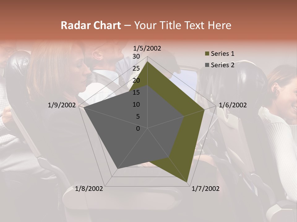 Woman Posters Businesspeople PowerPoint Template