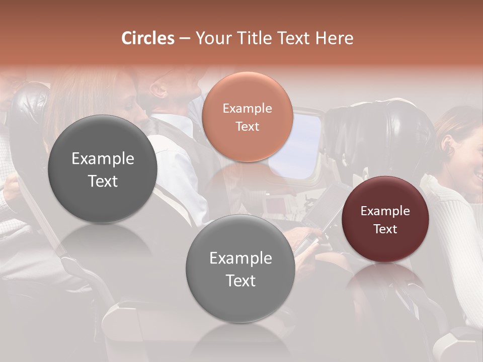 Woman Posters Businesspeople PowerPoint Template