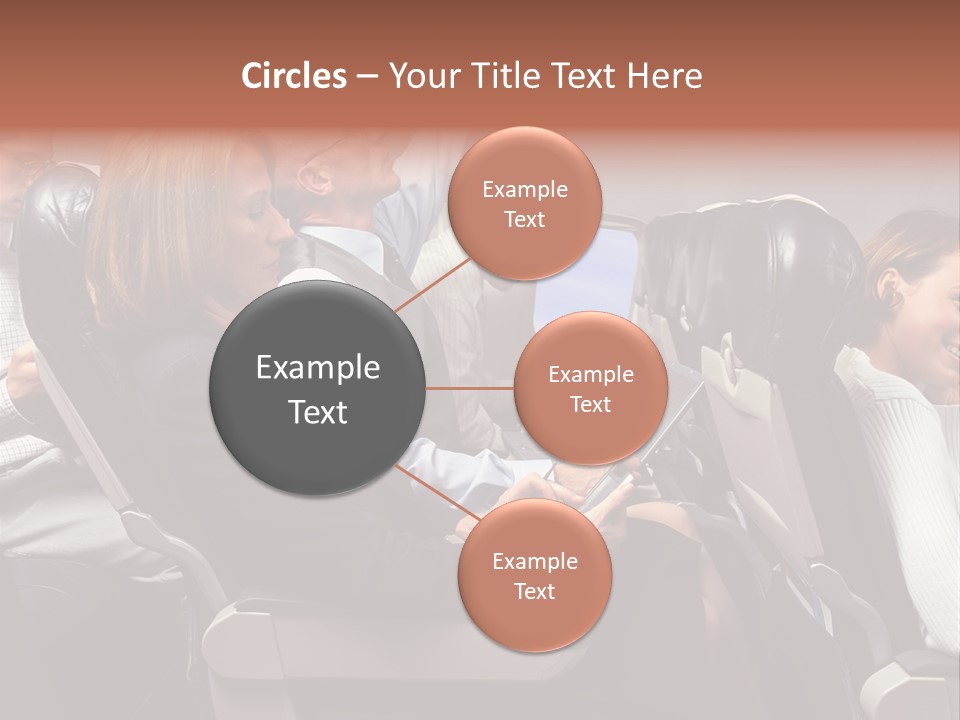 Woman Posters Businesspeople PowerPoint Template