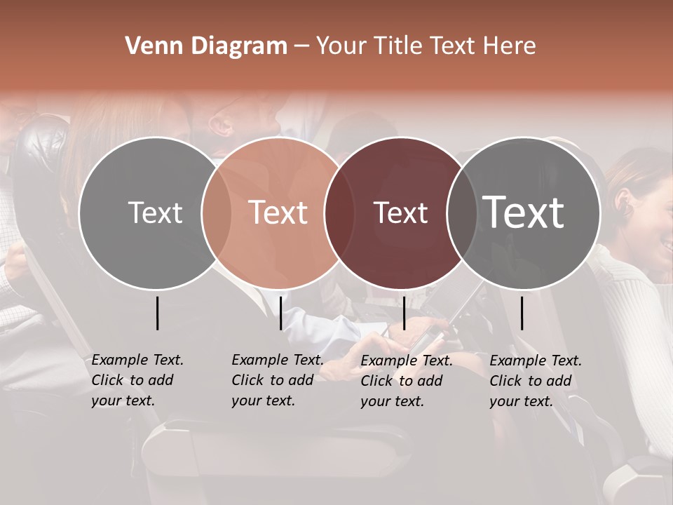 Woman Posters Businesspeople PowerPoint Template