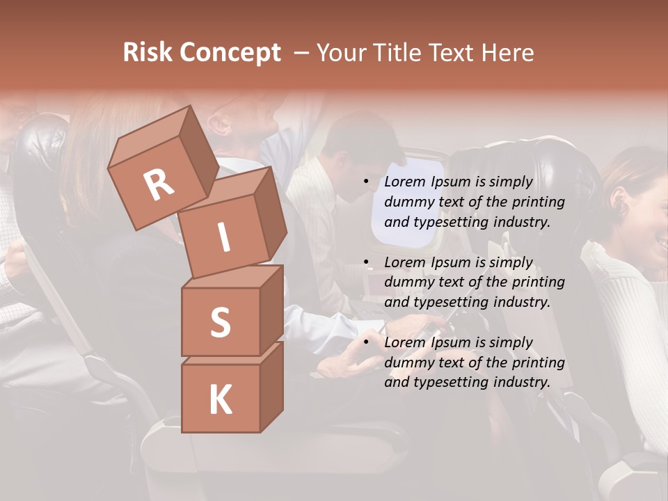 Woman Posters Businesspeople PowerPoint Template