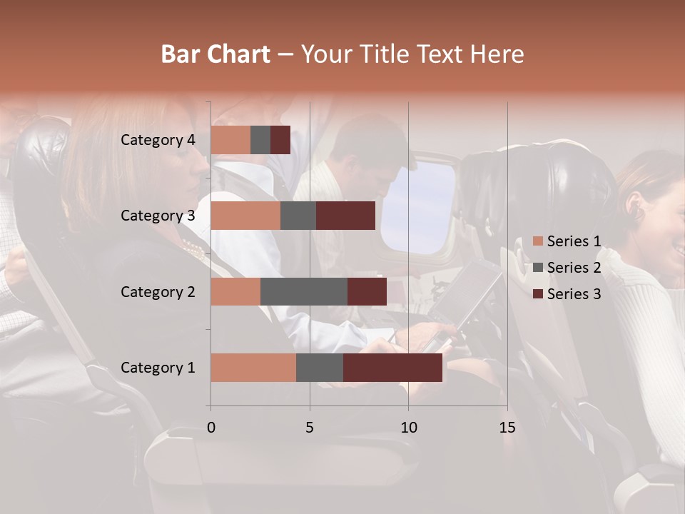 Woman Posters Businesspeople PowerPoint Template