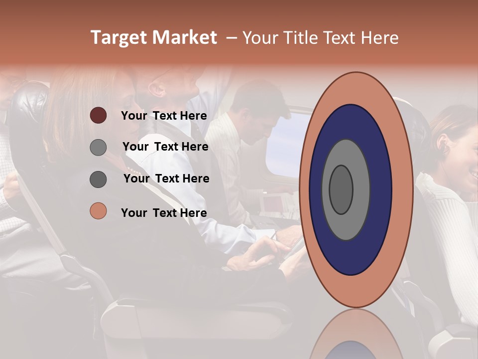 Woman Posters Businesspeople PowerPoint Template