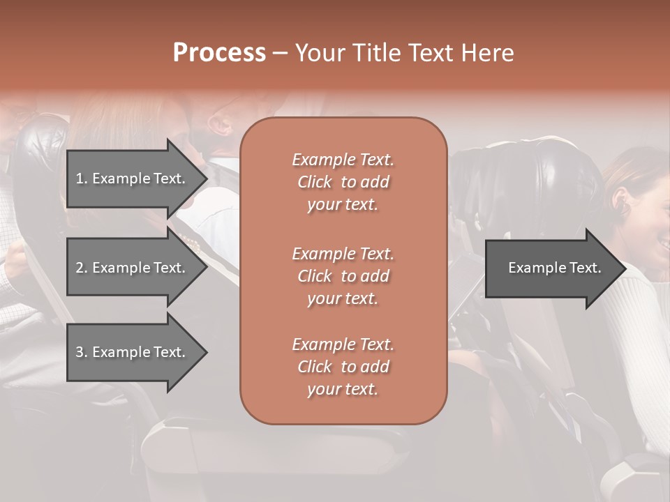 Woman Posters Businesspeople PowerPoint Template