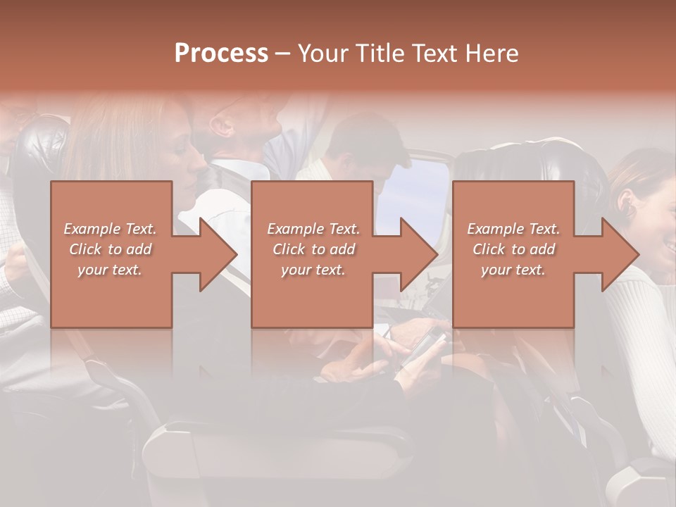 Woman Posters Businesspeople PowerPoint Template