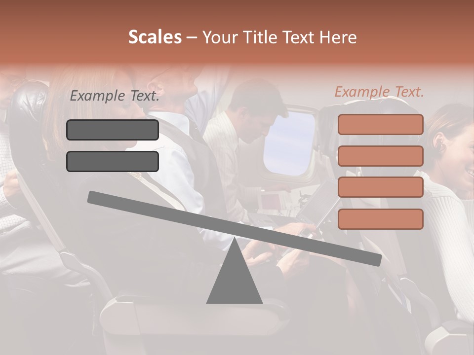 Woman Posters Businesspeople PowerPoint Template