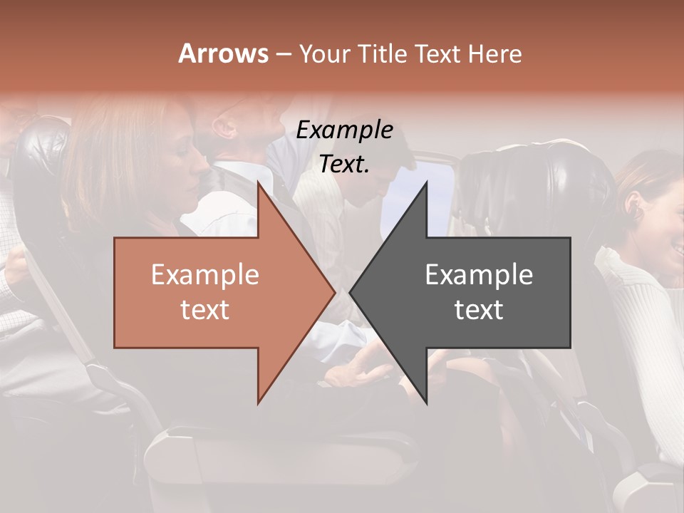 Woman Posters Businesspeople PowerPoint Template