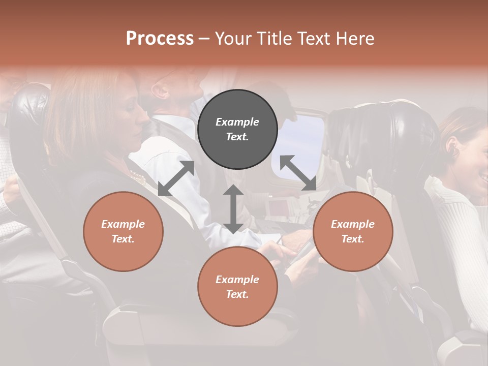 Woman Posters Businesspeople PowerPoint Template