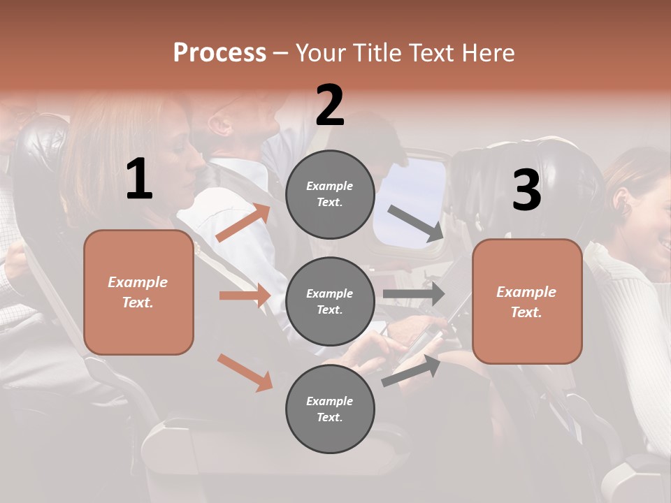 Woman Posters Businesspeople PowerPoint Template