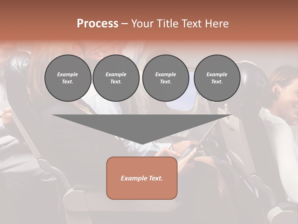 Woman Posters Businesspeople PowerPoint Template